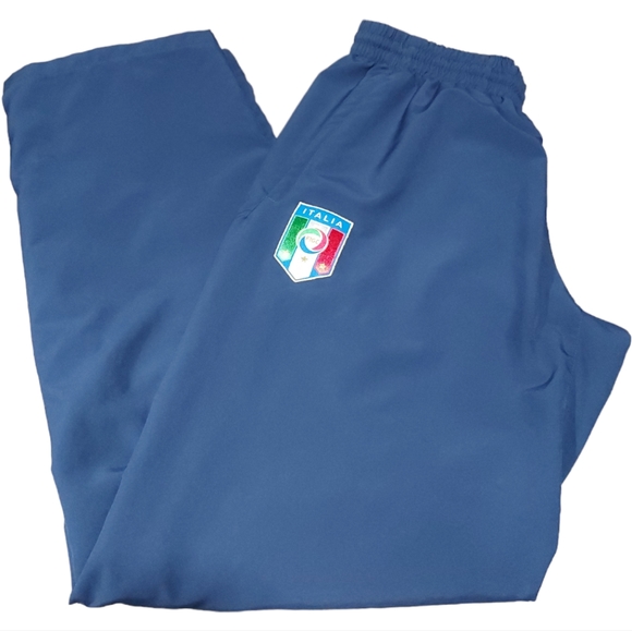 Puma Italia Men Blue Track Pants Size Medium - Picture 5 of 9